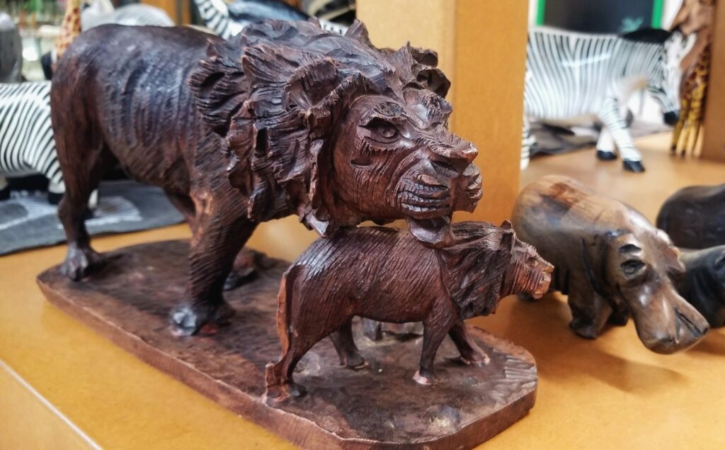 Ironwood Hand carved Animal Sculpture